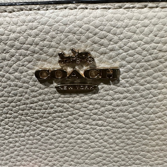Coach Double Zip Wallet in Colorblock - cream - Picture 8 of 12